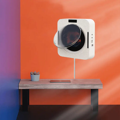 Lecteur CD Portable et Haut-Parleur Bluetooth pour l'Apprentissage