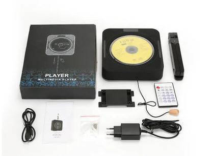 Lecteur CD Portable et Haut-Parleur Bluetooth pour l'Apprentissage